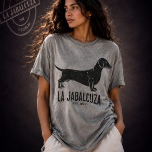 camiseta Teckel mujer gris