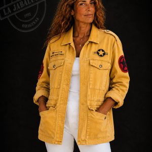 chaqueta K9 unisex amarilla