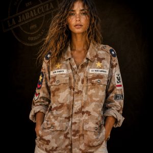 chaqueta K9 camuflaje beige unisex