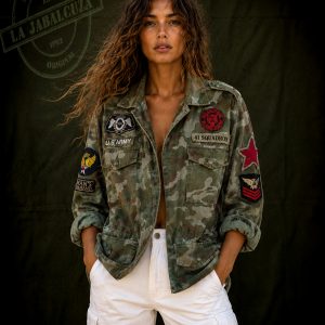 chaqueta K9 camuflaje verde unisex