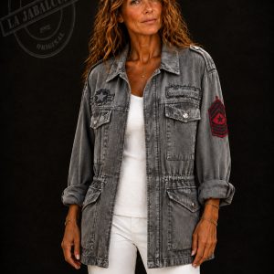 chaqueta K9 unisex gris