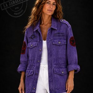 chaqueta K9 unisex púrpura