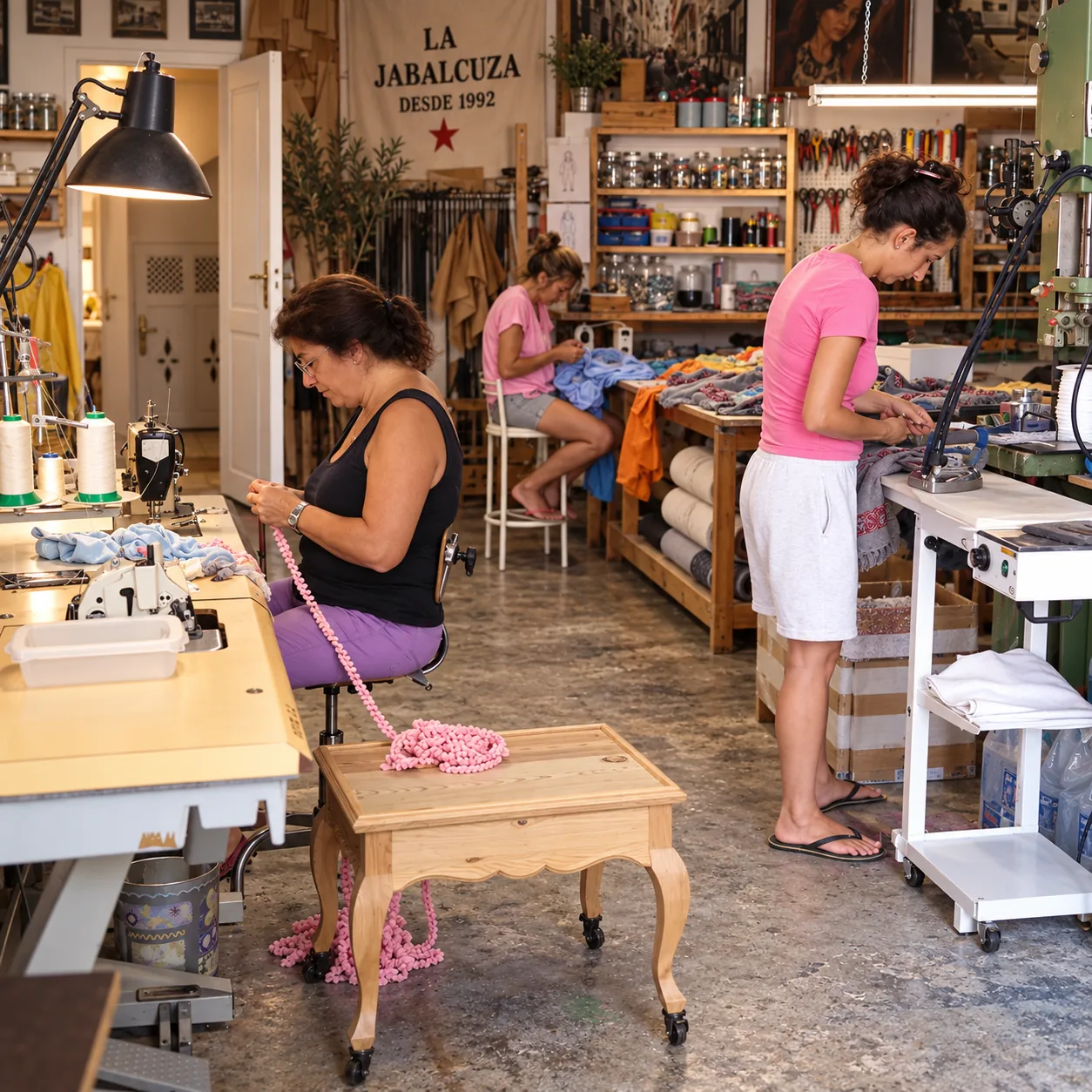 Costura artesanal de nuestras prendas